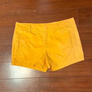 Orange Casual Shorts